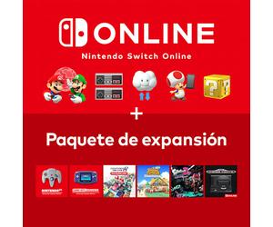 Suscripción a Nintendo Switch Online + Paquete de expansión