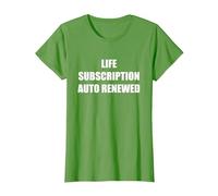 Suscripción de Vida renovada automáticamente Camiseta, Mujer, Hierba, 3XL