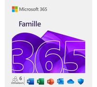 Suscripción Microsoft 365 Familiar 6 usuarios Clave Activación Francés Zona Euro