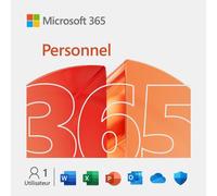 Suscripción Microsoft 365 Personal EP2-32440 Francés 1 usuario Cloud 1 año Zona Euro