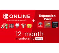 Suscripción Nintendo Switch Online + Paquete de expansión 12 meses (Familiar) Nintendo eShop Europe Switch