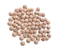 Suseiuua 75 bolas de bingo de madera natural numeradas para juegos de rifa, decoraciones de fiesta, números grandes, letras fáciles de leer