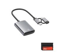 Suseiuua Paquetes de adaptadores de tarjetas de metal ABS para almacenamiento ampliado en consolas, barras de soporte para juegos de descarga de juegos, combo de lector de tarjetas