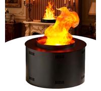 Sushangmao Chimenea Eléctrica/Chimenea De Vapor 3D con Humidificador, Control Remoto Y por App, Bajo Nivel De Ruido, Segura, Sin Calor, Diseño Empotrado para Encimera 40cm/15.3in