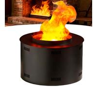 Sushangmao Chimenea Eléctrica/Chimenea Eléctrica Atomizadora 3D / Chimenea De Vapor De Agua con Humidificador, Niebla/Llama Ajustable, Bajo Nivel De Ruido, Fácil Instalación, Llama Táctil 30cm/11.8in