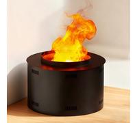 Sushangmao Chimenea Eléctrica Mejorada 2025 con Control Remoto Y Ajuste por App De Llama/Niebla, Circulación Automática De Agua, Led De Bajo Consumo, Efecto De Vapor 3D 50cm/19.6in