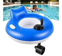 Sushangmao Flotador Inflable Motorizado Recargable para Piscina, Tumbona Inflable para Adultos con Batería De 5200 Mah, Control por Joystick, Capacidad De 150 Kg para Piscinas Y Lagos A