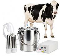 Sushangmao Máquina de Ordeño Eléctrica 5L/10L para Vacas y Ovejas 5L-Cattle