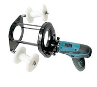 Sushangmao Máquina Enrolladora De Cinta para Aire Acondicionado/Enrolladora De Cinta Portátil, con 2 Baterías De 12 V Y 5 Rollos De Cinta, Diámetro Máximo De 7 Cm