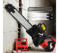 Sushangmao Motosierras Eléctricas Mejoradas De 9500 W/9800 W/Motosierra Eléctrica para Hormigón, Profundidad De Corte Máxima De 13,7/18,8 Pulgadas, con 2 Cadenas De Diamante Y Placas Guía 9800W