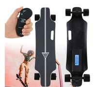 Sushangmao Patineta Eléctrica Longboard/Patineta Eléctrica - Base De Arce De 7 Capas con Amortiguación, Subida De Pendientes del 15% Al 30%, Control Remoto Led con 4 Velocidades dualdrive22km