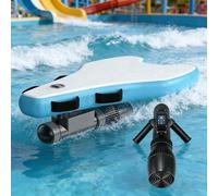 Sushangmao Tabla de Surf Eléctrica Jet Board Plegable 3-en-1 con Motor Sin Escobillas, Capacidad 110kg, Batería 10000/16000mAh, 7-11 km/h, Kit de Bodyboard - Scooter Submarino de Buceo 500w