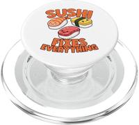 Sushi Divertido lo arregla Todo Amante de la Comida PopSockets PopGrip para MagSafe