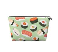 Sushi En Verde Impreso, Bolsa de artículos de tocador Bolsa de Maquillaje Bolsa de cosméticos Bolsa de artículos de tocador de Viaje portátil
