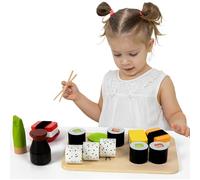 Sushi jugar comida, pretendiendo jugar a la cocina, Creativa Cocina Fitend jugar comida, Juego imaginativo Making Handmade Sushi para niño, niña, cumpleaños, sal
