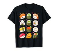Sushi Kawaii y Onigiri | Comida Japonesa Linda Camiseta