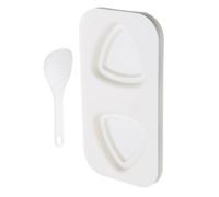 Sushi Maker Mold, Rice Molds, Triangle, Square, Round Rice Press, Kitchen Tools With Rice Paddle, Rice Ball Molder, White, Orange, Green, PP Material, 0.98 Inches