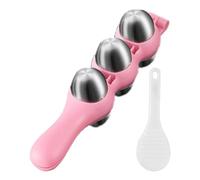 Sushi Rice Ball Mold 7.09x2.56x1.18in 304 Stainless Steel, DIY Onigiri Maker For Kids And Beginners, Safe Food-Grade Tool For Homemade Sushi, Available In Yellow And Pink, 73g Lightweight Design