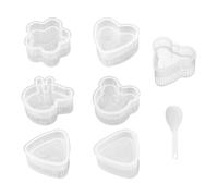 Sushi Rice Mold - 8-Piece Sushi Rice Mold Kit | Cute Cartoon Rices Ball Maker Press For DIY Onigiři, Fun Ɓento Lunches, Picnic, Camping, BBQ, School Or Home Meal Prep