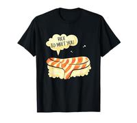 Sushi Rice To Meet You Cute Nigiri Kawaii Juego de Palabras Humor Arte Camiseta