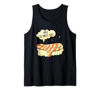 Sushi Rice To Meet You Cute Nigiri Kawaii Juego de Palabras Humor Arte Camiseta sin Mangas