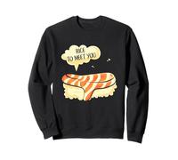 Sushi Rice To Meet You Cute Nigiri Kawaii Juego de Palabras Humor Arte Sudadera