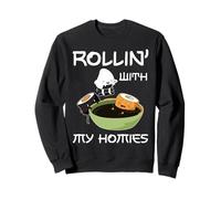 Sushi Roll Friends Juego de Palabras Divertido Salsa de Soja Humor Arte Sudadera