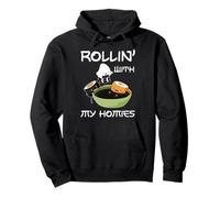 Sushi Roll Friends Juego de Palabras Divertido Salsa de Soja Humor Arte Sudadera con Capucha