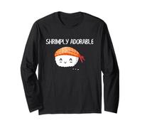 Sushi Shrimp Pun Lindo Kawaii Nigiri Humor Cita Arte Manga Larga