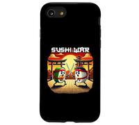 Sushi War Anime Kawaii Set Japonés Amante de la Comida Otaku Manga Carcasa para iPhone SE (2020) / 7/8