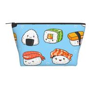 Sushi y sashimi, Bolsa de artículos de tocador Bolsa de Maquillaje Bolsa de cosméticos Bolsa de artículos de tocador de Viaje portátil