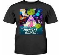 SUSHOU Touched The Midnight Gospel Poster T Shirts for Men Black S