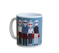 Susiko Nuestros Mayores Taza de Cerámica, Súper Héroes Pandemia Covid-19, Recuerdo a los Héroes que se Implican en estos Tiempos Difíciles, Capaces de Arriesgar su Vida por Nosotros