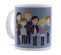 SUSIKO | Taza de Cerámica | Mi Pediatra | Tamaño 8 x 9,5 cm | Para Desayunos, Meriendas y Cenas de los Buenos Profesionales | Packaging de Regalo en Caja Kraft | Color Blanco Brillante