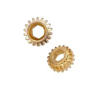 susiodeu 6 piezas Tuning Peg Gear Guitars Accessories Metal Machine Head Knob 1/18 Hex Tuner Pegs Gears Instrumento de música Accesorio
