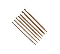 susiodeu Agujas de tejer Accesorios para tejer Punto de cruz Juego agujas crochet económico Regalo para entusiastas las manualidades crochet Para madera más largas y lisas Nuestro gancho