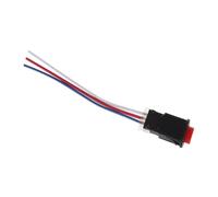 susiodeu Interruptor de doble destello eficaz para montaje en manillar de motocicleta ATV que mejora la seguridad cada conductor y el cable central se conecta al puerto del cable salida intermitente