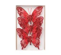 susiodeu Juego de 3 figuras decorativas de Año Nuevo para niños y familias, momentos alegres, que deleitan a grandes y pequeños, ya sea en ramas Navidad, rojo, 11.5 x 2 x 10 cm