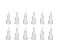 susiodeu Juego de Bricolaje con Conos de Espuma para árbol Navidad, Proyecto Personalizable, Divertido para Manualidades y Actividades en el Aula, moldes poliestireno para Manualidades, Adornos para