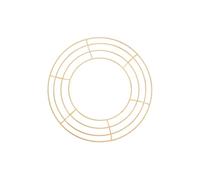 susiodeu Materiales para hacer aros de : crea tu propia creación con anillos de metal y flores. Anillos para hacer coronas y decorar marcos flores navideñas metal para Año Nuevo, Oro, 35cm