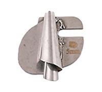 susiodeu Prensatelas enrollable para dobladillo de costura, bricolaje, para acolchado, máquina de coser doméstica, 6 mm, Plata, 5mm