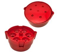 susiodeu Recolector de cerezas, removedor de semillas múltiple, herramienta de recolección de cerezas de bajo consumo, duradero y de bajo consumo para cocina, picnic y despensa, rojo