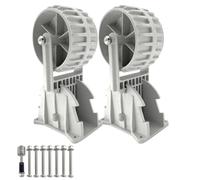 susiodeu Rueda de Lanzamiento para Bote Inflable, con Mecanismo de Bloqueo para Remolque y Arrastre Seguros en el Agua, abatible, retráctil y portátil.