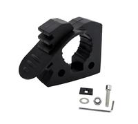 susiodeu Soporte de montaje de equipos ligero y compacto que ofrece una solución montaje segura para herramientas. La abrazadera está hecha goma. Puede soportar el desgaste diario y, Negro, 1 piezas