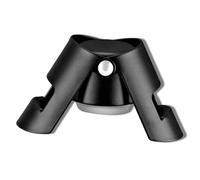 susiodeu Tapón de botella de vino acero inoxidable, corcho decorativo, boquilla a prueba fugas, sellador fugas, protector vino tinto, Bar, nevera, regalo, Negro