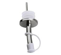 susiodeu Tapón de botella, rociador de silicona a prueba de herrumbre, operación Simple, utensilios de cocina, suministros de Bar, boquilla de de gran sellado, Blanco/Curvo