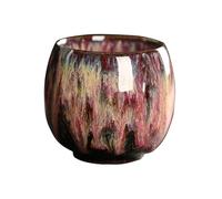 susiodeu Taza de cerámica única hecha a mano, juego de té, tazas, regalo chino, utensilios cocina, fácil limpiar para una experiencia táctil deleita, taza té oficina 110 ml, Estilo B