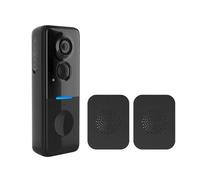susiodeu Timbre inalámbrico Resistente al Agua con WiFi 4G, comunicación bidireccional, cámara y videoportero con WiFi 2.4G.