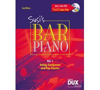 Susi's Bar 20 Evergreens in Medium Arrangements for Piano Piano Volume 1 + CD Sheet music lady white arr.