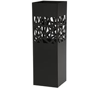 SuskaRegalos-Paraguero Metal Negro Cuadrado